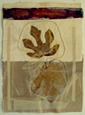 LEAFS OF JERUSALEM III. Handmade Paper And Leafs. 26 x 20 inch 